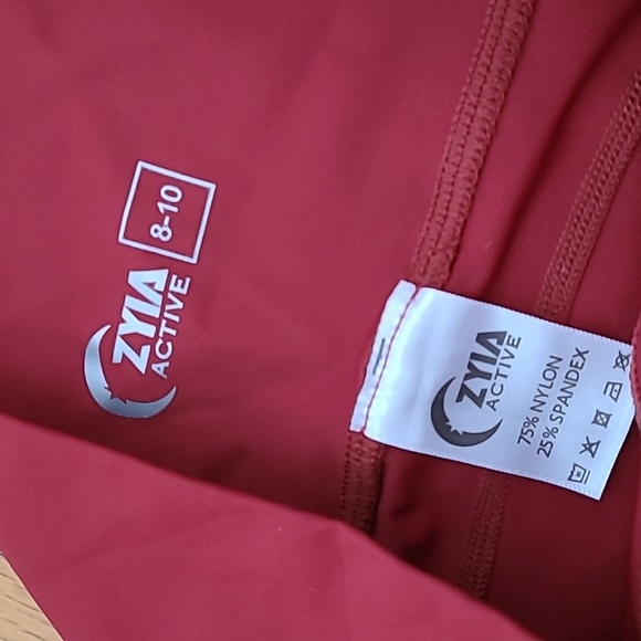 Zyia Brunt Rose Orange leggings - Picture 5 of 7